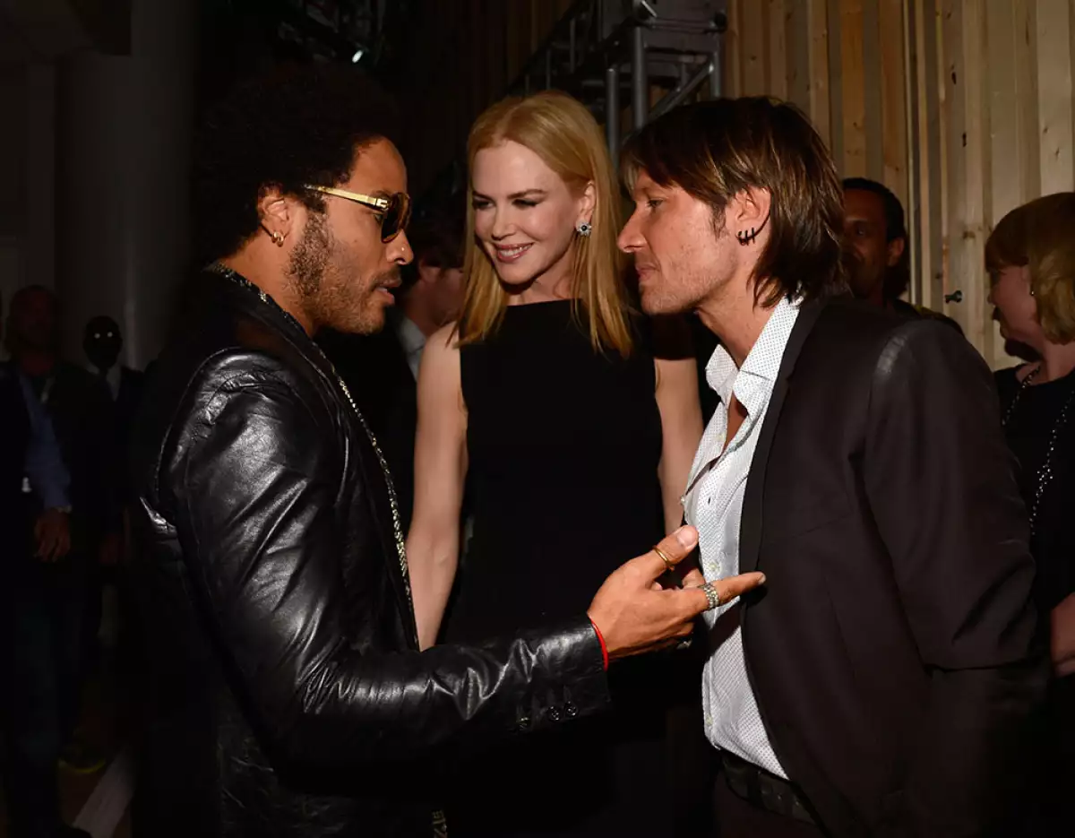 Lenny Kravitz, Nicole Kidman y Keith Urban