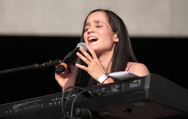 Julieta Venegas fue otra de las voces del festival.