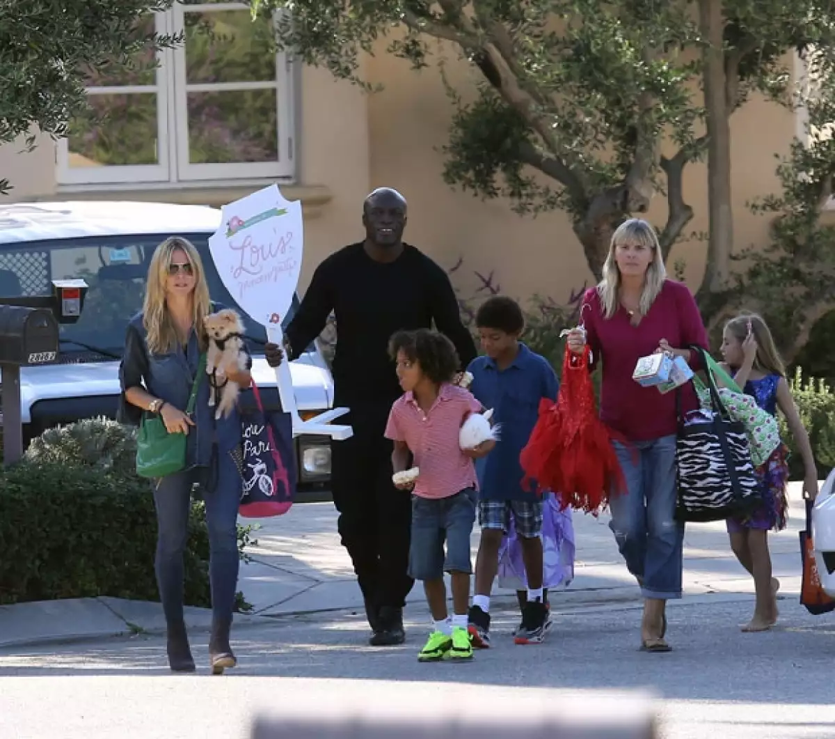 La pareja celebró el cumpleaños de su hija Lou.