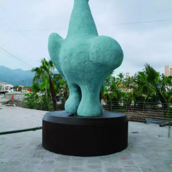 Obra de arte. Escultura La Paloma. De Juan Soriano