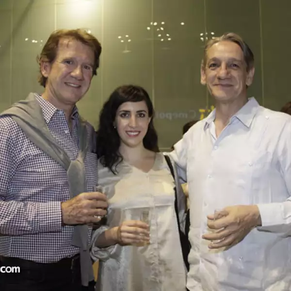 Manolo Mestre, Alberto Ruy-Sánchez y Tere Zaga