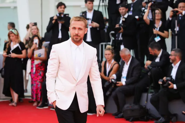 Ryan Gosling en la premiere de First Man.