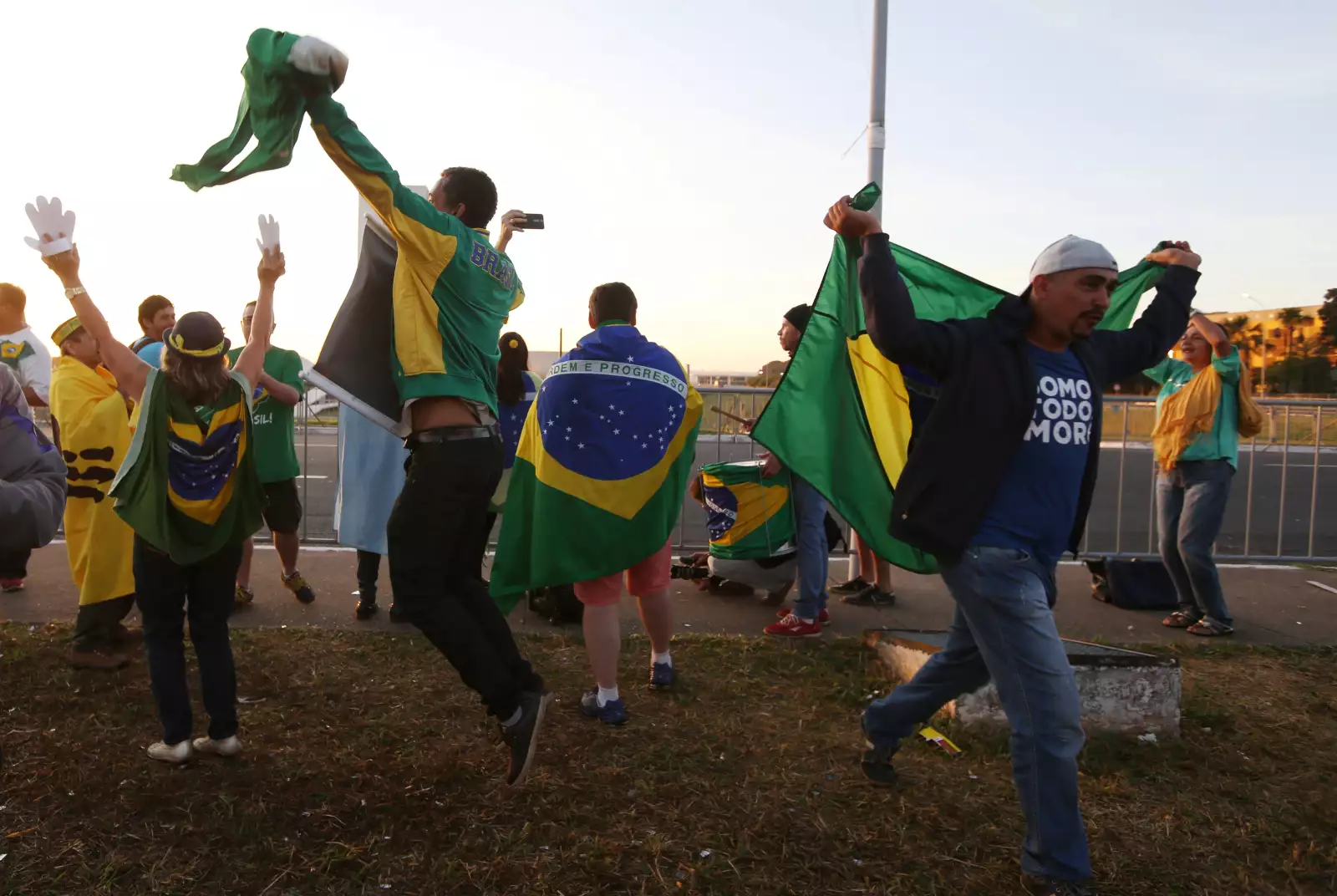 Las manifestaciones a favor y en contra del impeachment de Dilma Rousseff no se han hecho esperar.