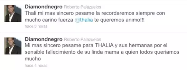 Otro que se acordó de la actriz fue Roberto Palazuelos.