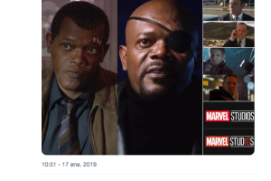 Hace 10 años, Nick fury tenía visión perfecta.