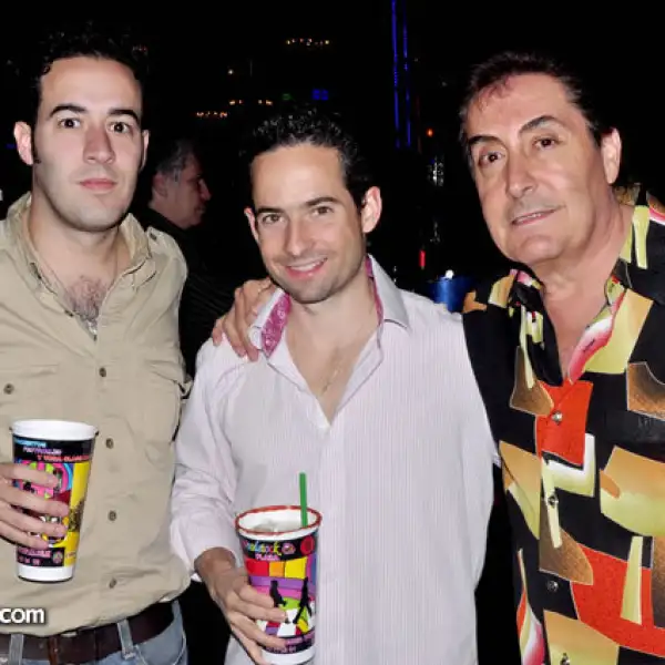 Bruno Sáenz, Juan Morales y Horacio Sáenz