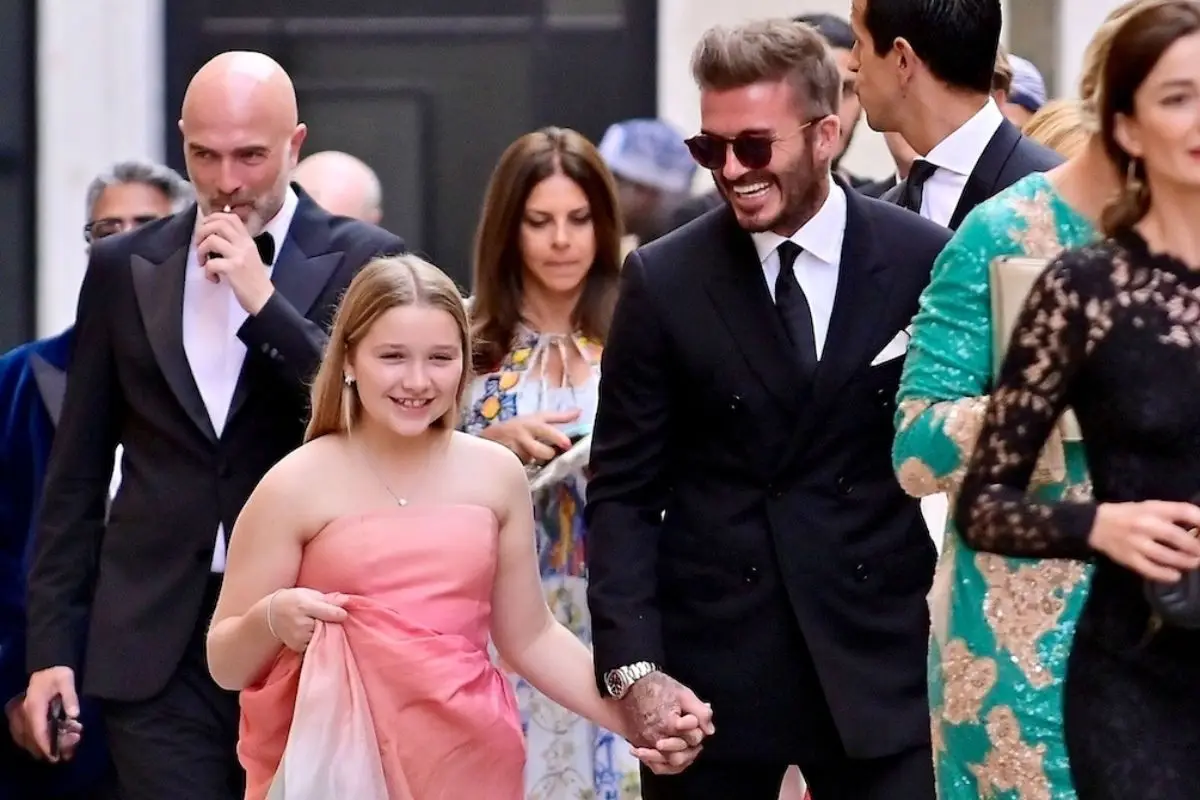 Harper Seven y David Beckham