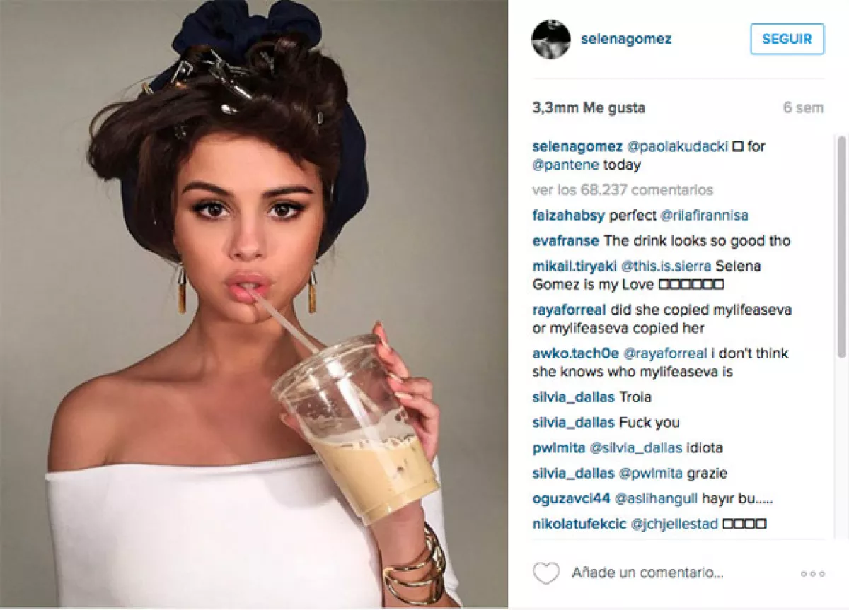 La cantante incluso desbancó a Taylor Swift como la reina de Instagram