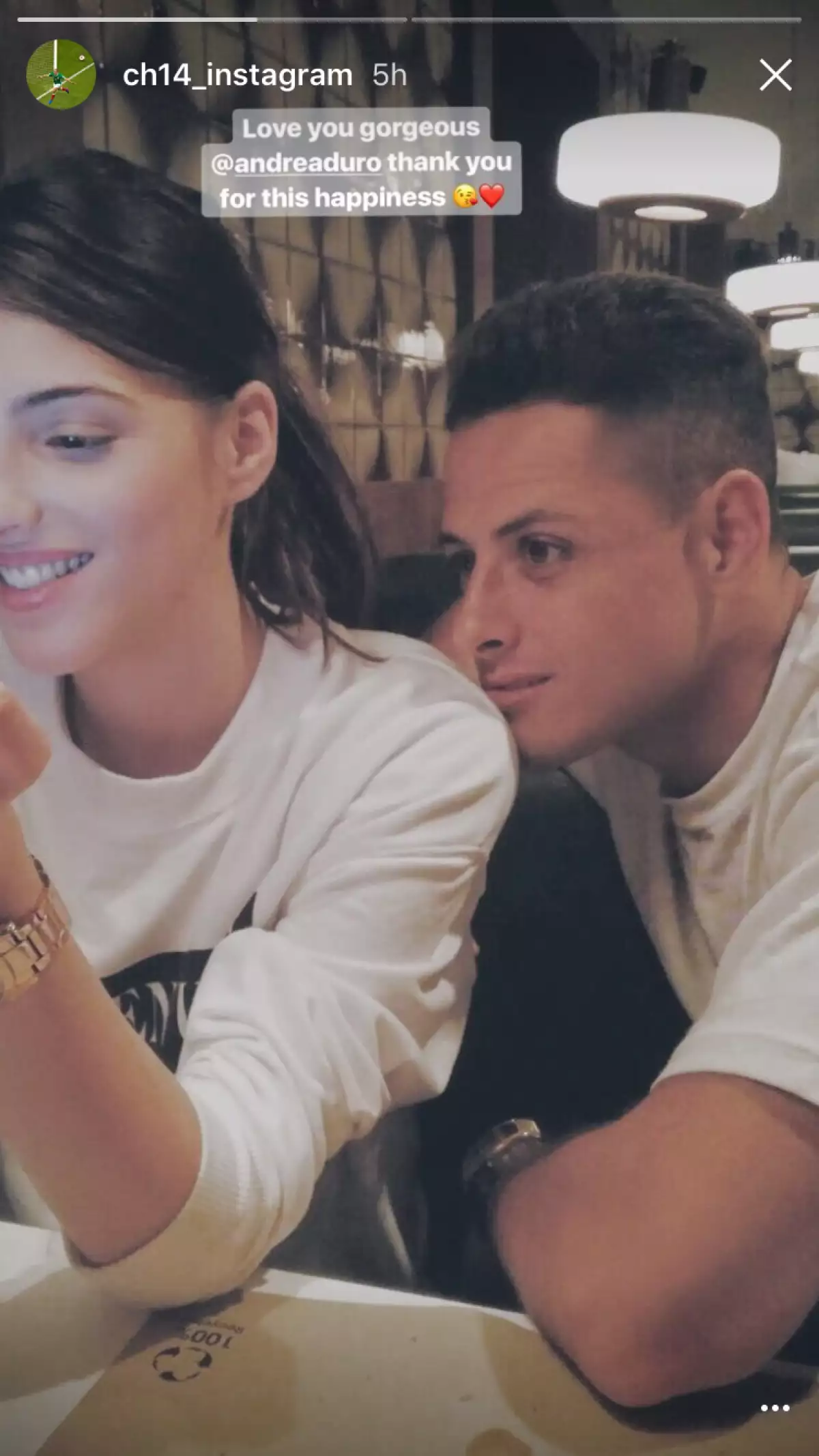Andrea Duro, Chicharito