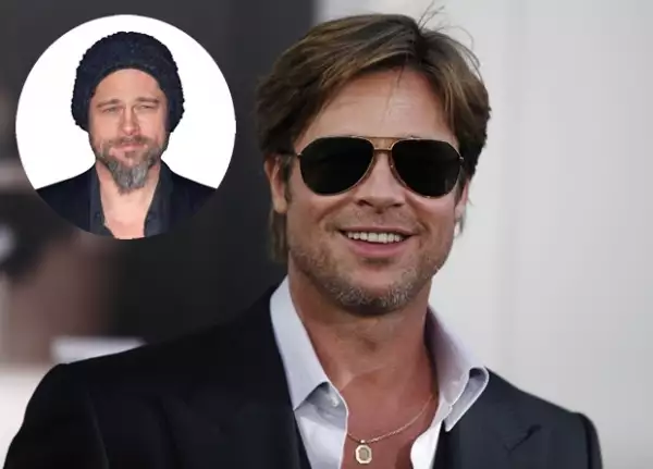 Hace unas semanas Brad Pitt aún tenía el look desaliñado que llevó por varios meses.