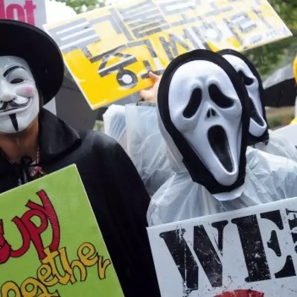 manifestaciones en seul, corea del sur