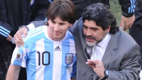 maradona messi
