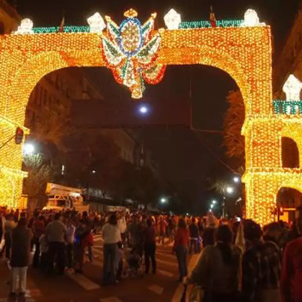 iluminación Zócalo