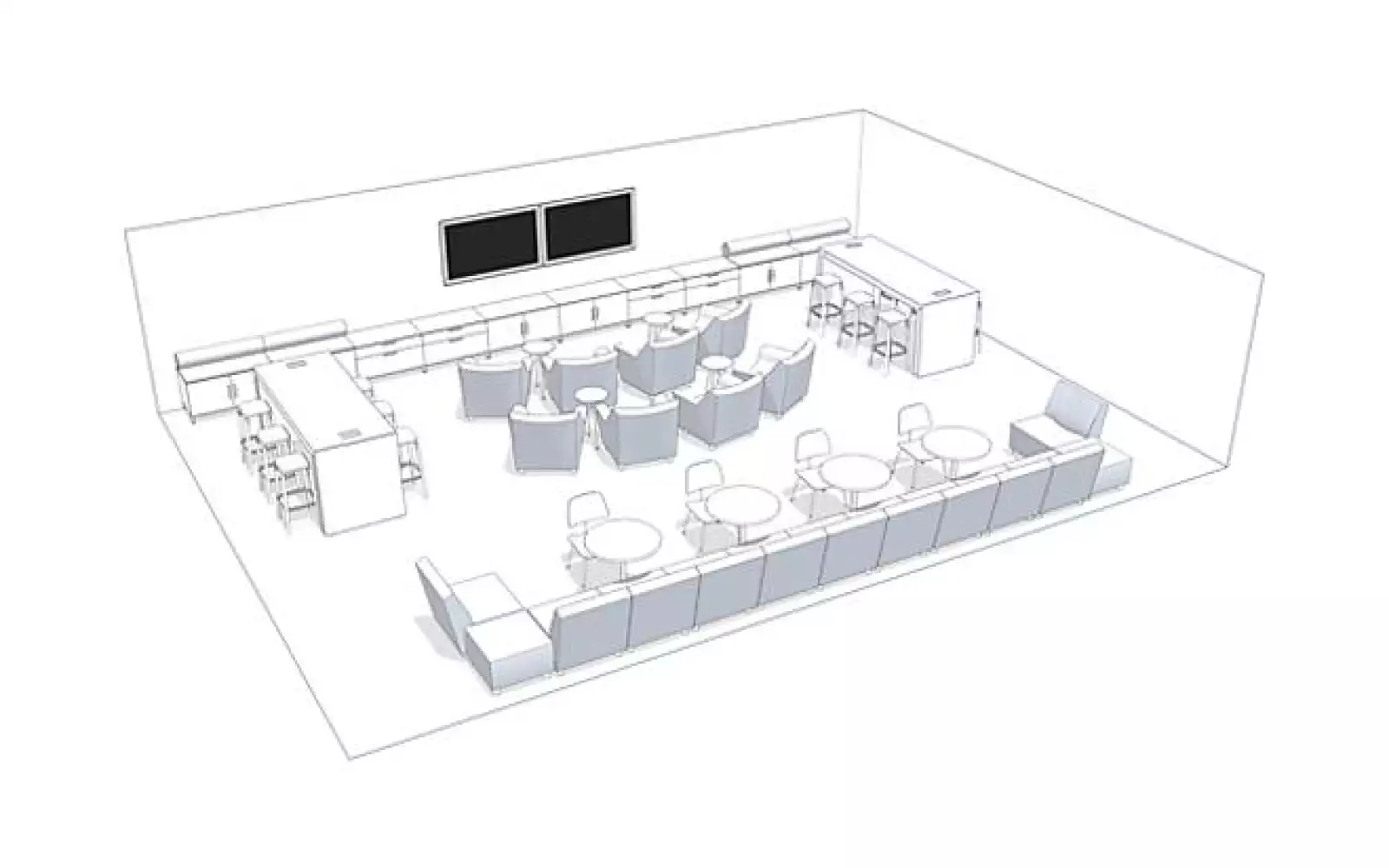 Oficinas renders Herman Miller