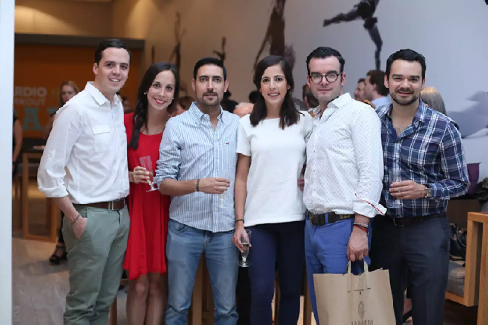 José Pablo Brawn, Anace Campos, Rodrigo Nieto, Sofía Campos, Vicente Ugalde y Hugo Guzmán