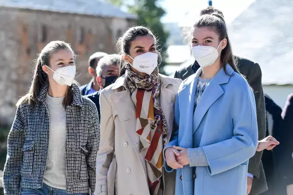 Spanish Royals Visit Santa Maria del Puerto de Somiedo - 'Princess of Asturias' Awards 2021