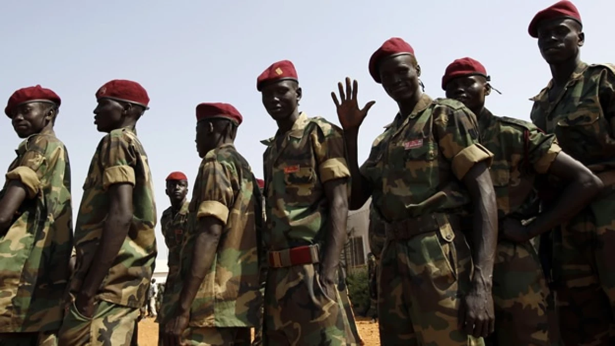 Soldados Sudan referendo