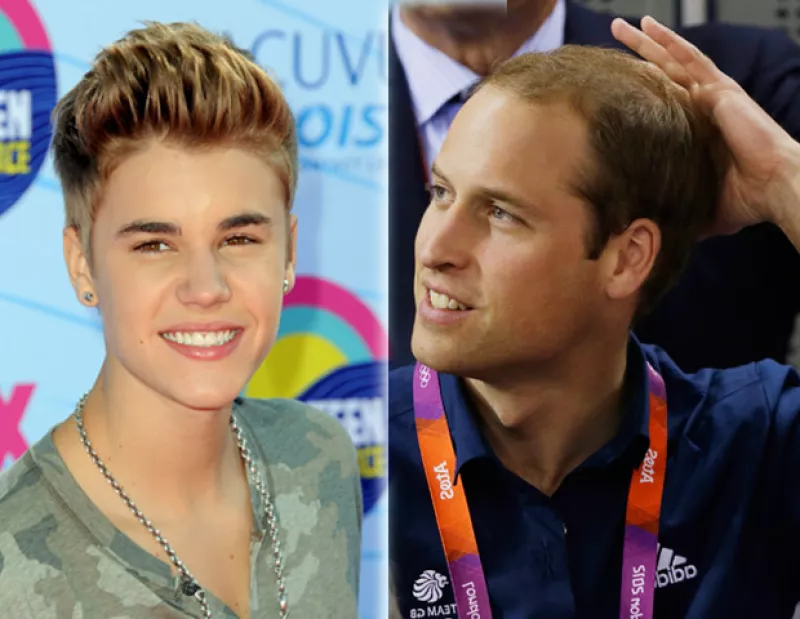 El cantante canadiense realizó polémicas declaraciones sobre el problema de alopecia que padece el Duque de Cambridge.