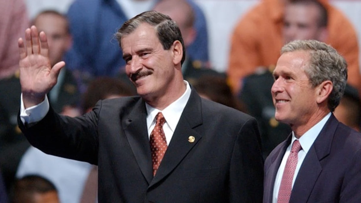 Vicente Fox y George Bush - 6 sep 2001