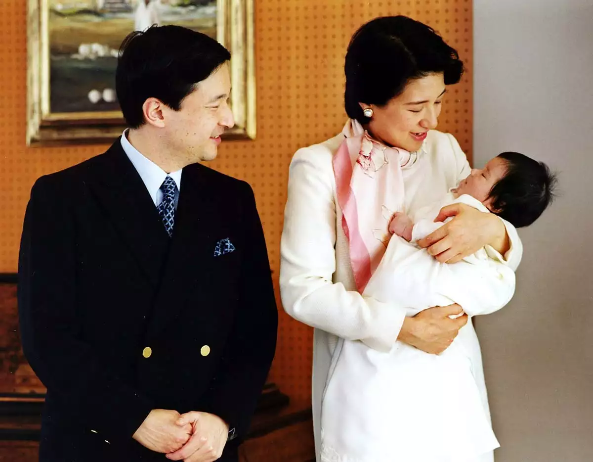 Naruhito, la princesa Aiko, Masako 