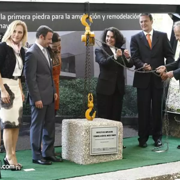 Angélica Fuentes,David Cohen,Teresa Vicencio,Consuelo Sáizar,Marcelo Ebrard,Teodoro González de León