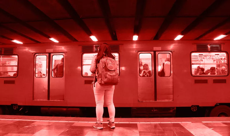 Mujeres en el Metro