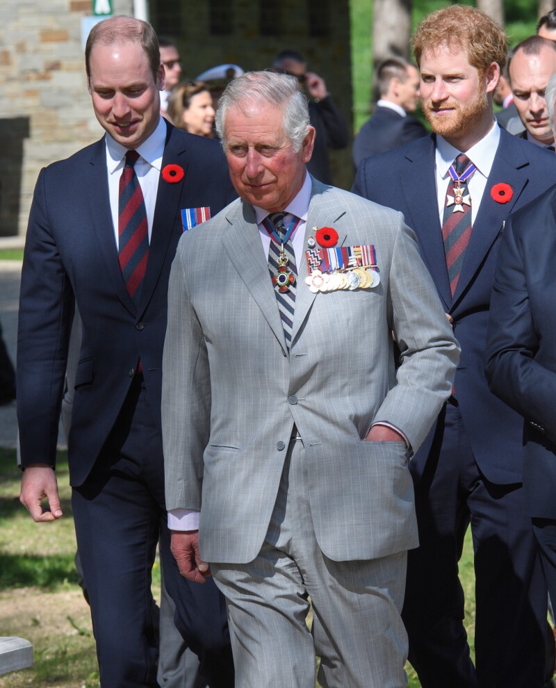 William, Carlos y Harry