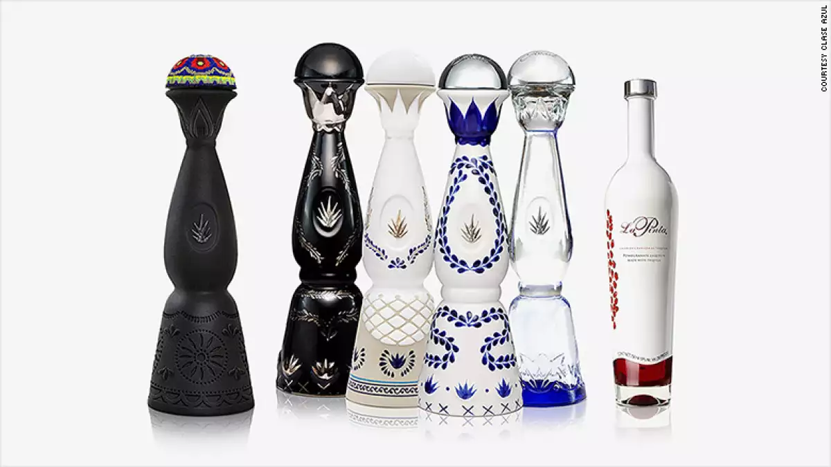 Clase azul tequila botellas