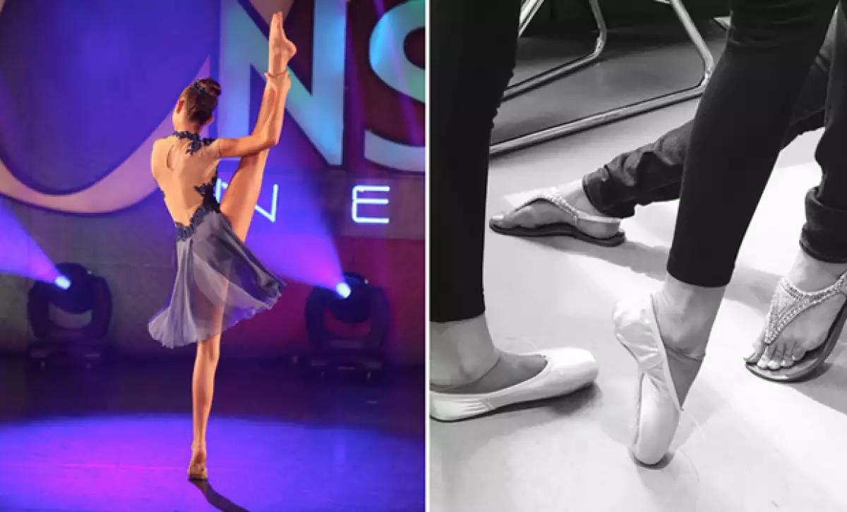 La actriz ha presumido las habilidades de su hija Caryn en el ballet.