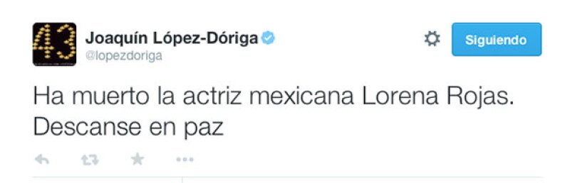 El comunicador también mandó sus oraciones.
