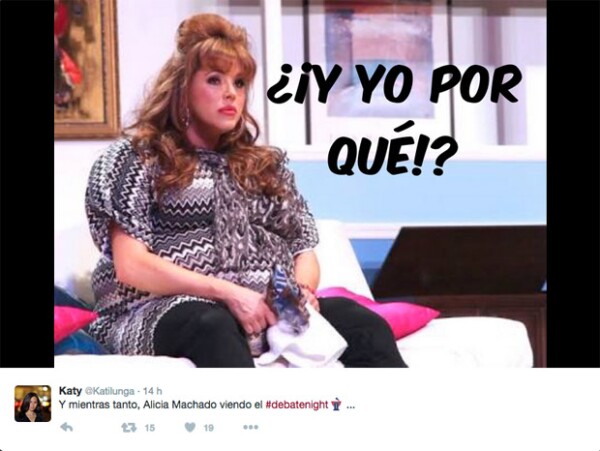 Meme de Hillary Clinton y Alicia Machado.