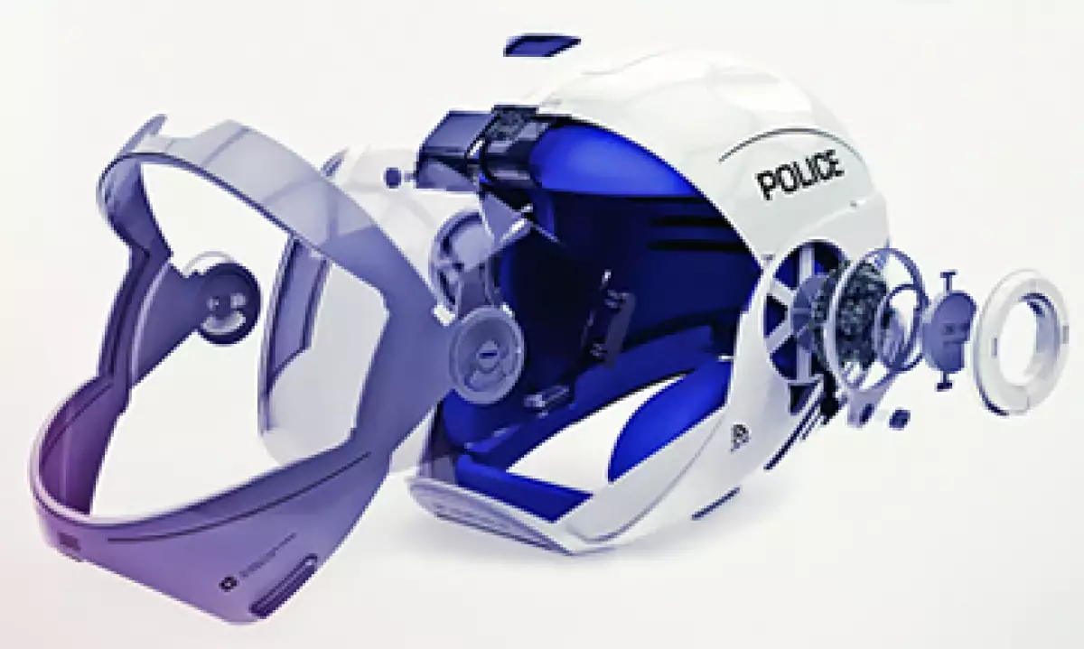 Este casco inteligente cuenta entre otras cosas con un GPS de realidad aumentada controlado por voz. (Foto: Especial)