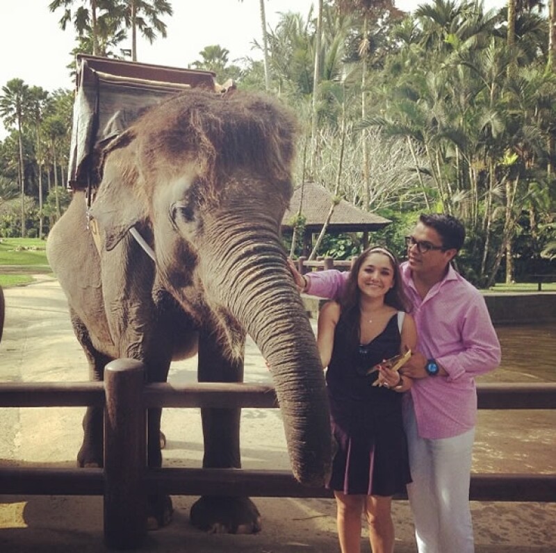 Sherlyn y Gerardo se fueron a Bali el mes pasado.