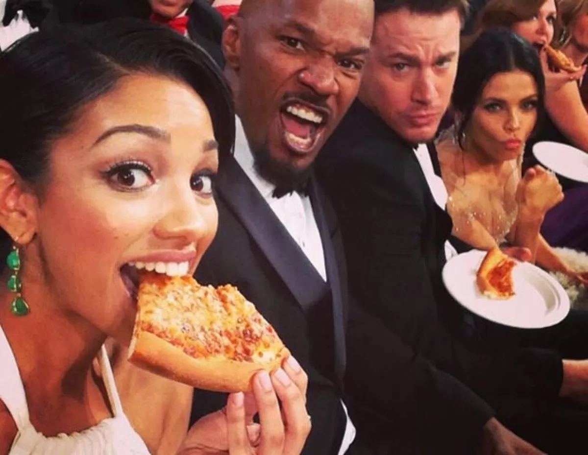 Jaime Foxx, Channing Tatum y Jenna Dewan Tatum.