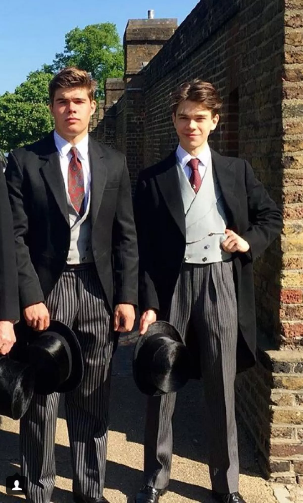 Arthur y Samuel Chatto 2018