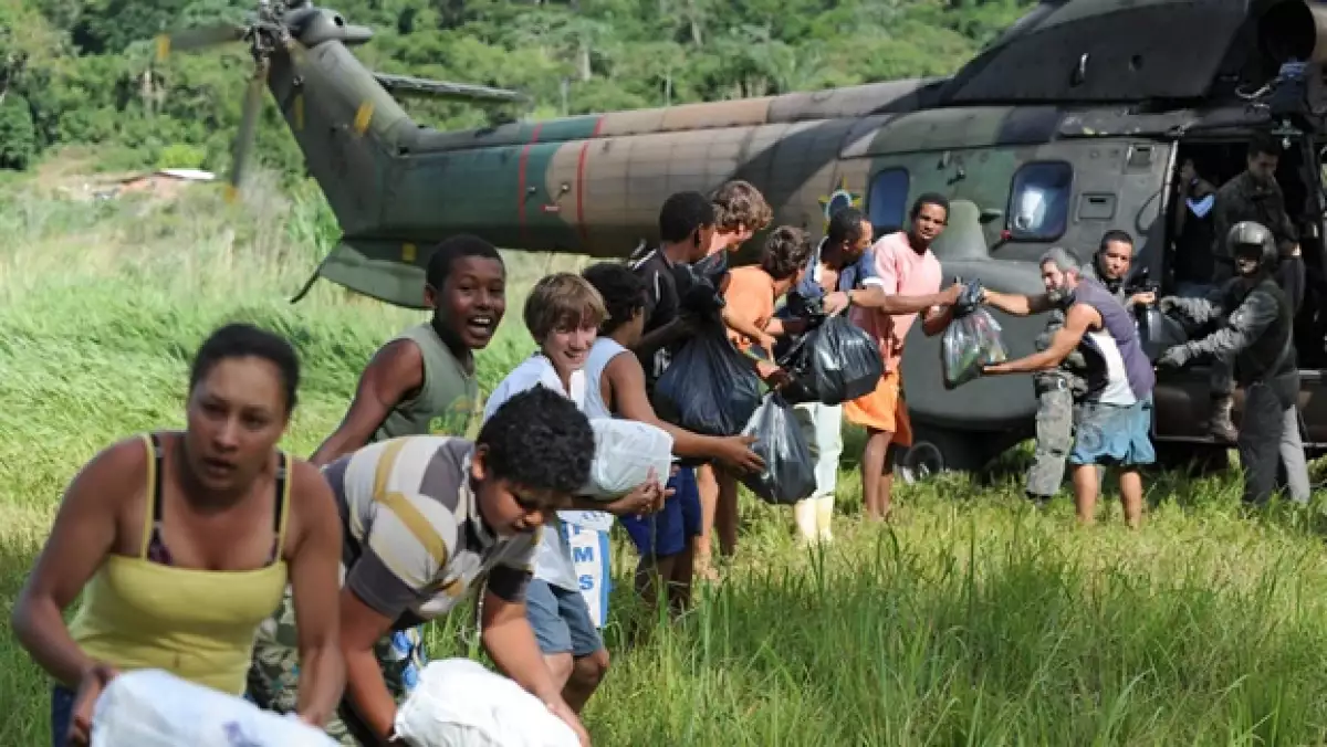 Brasil - damnificados inundaciones