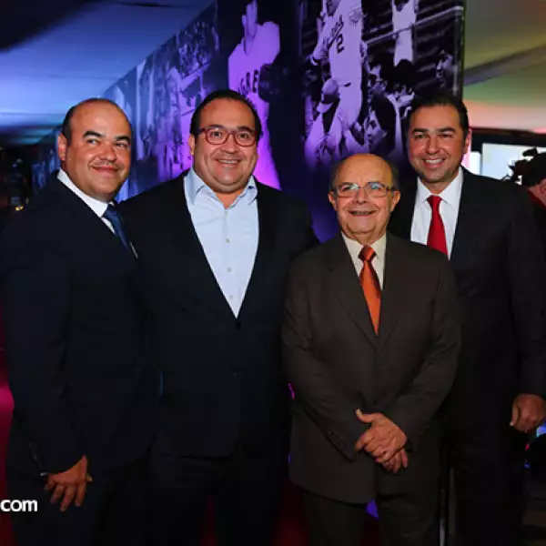 Charo Manzur, Javier Duarte (Gobernador de Veracruz), Plinio Escalante y José Antonio Manzur