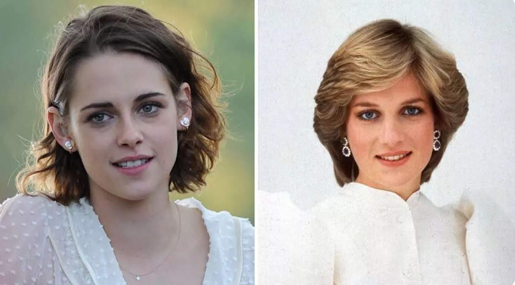 Kristen Stewart y Lady Di.