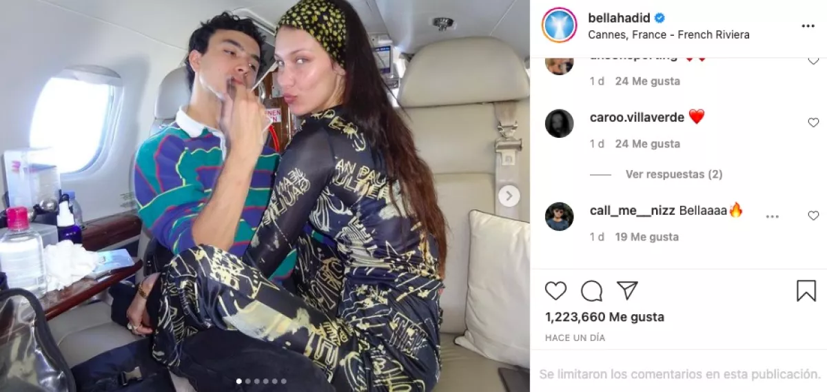 Bella Hadid  y Marc Kalman