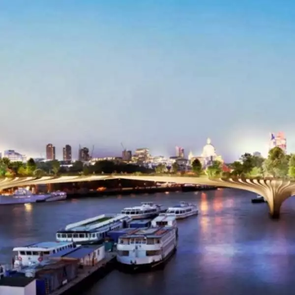 londres tamesis puente jardin
