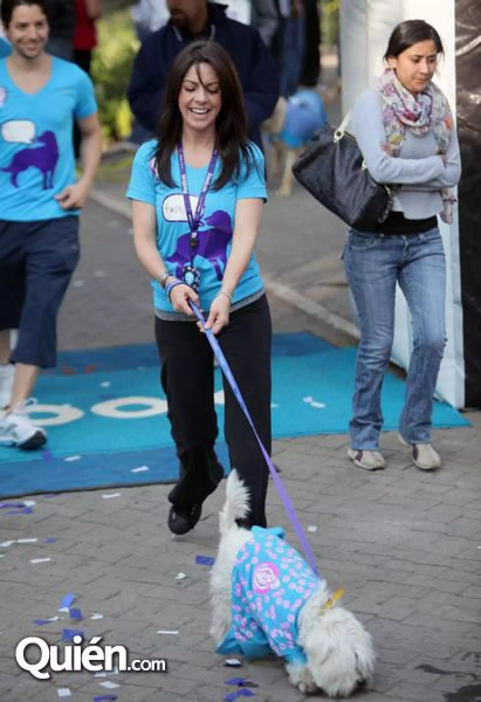 María José Suárez con Pancha