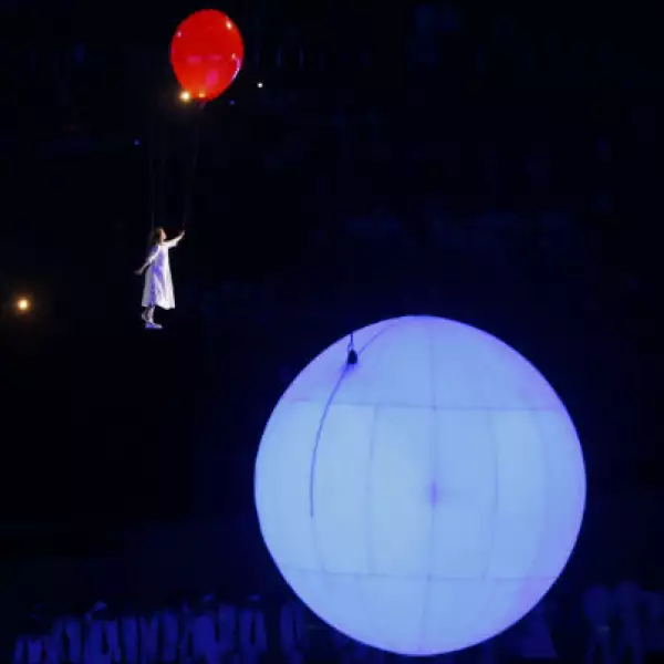 Durante la ceremonia se hizo un recuento de la cultura rusa desde Tchaikovsky hasta el Sputnik.