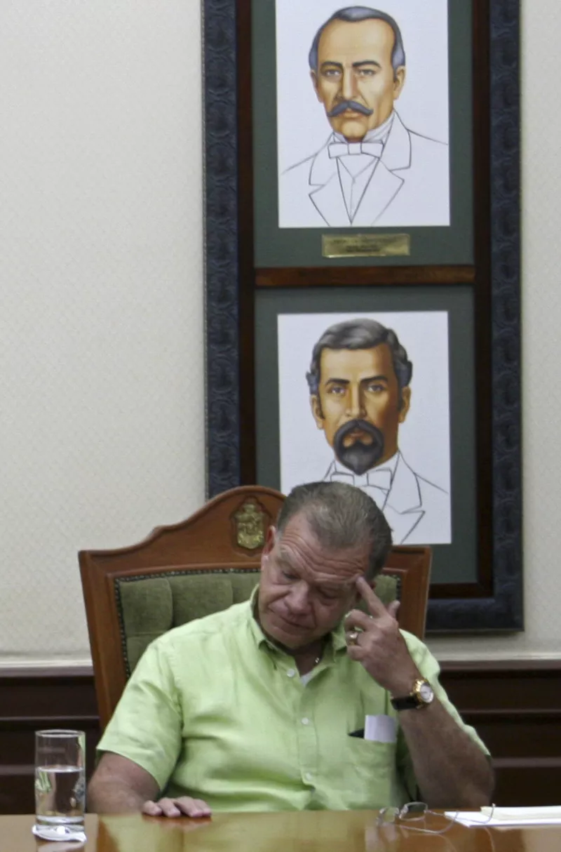 Andrés Granier estuvo al frente de la administración del estado de Tabasco de 2017 a 2011.