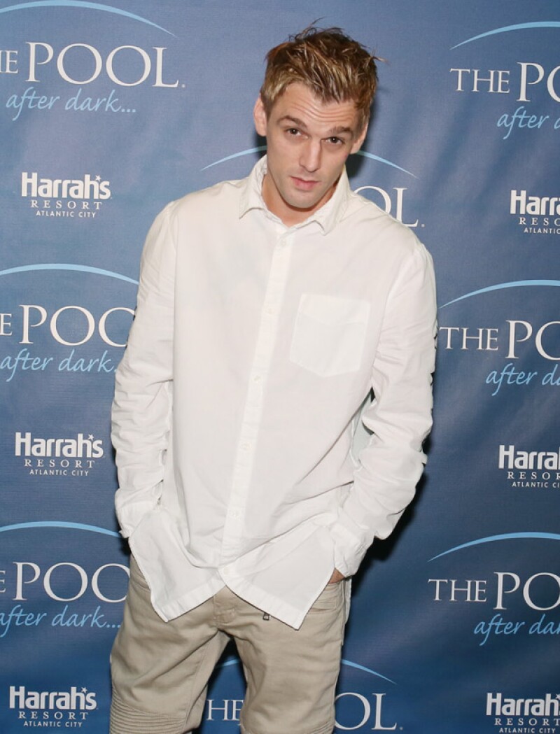 Aaron Carter dejó de tener su cara de niño para convertirse en un joven de 27 años.