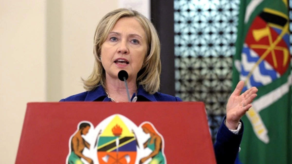 clinton en tanzania