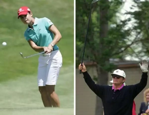 Lorena Ochoa es golfista profesional y Jack Nicholson es amante de este deporte.