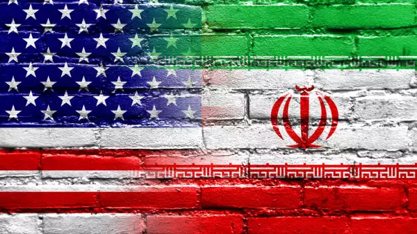 iran estados unidos banderas