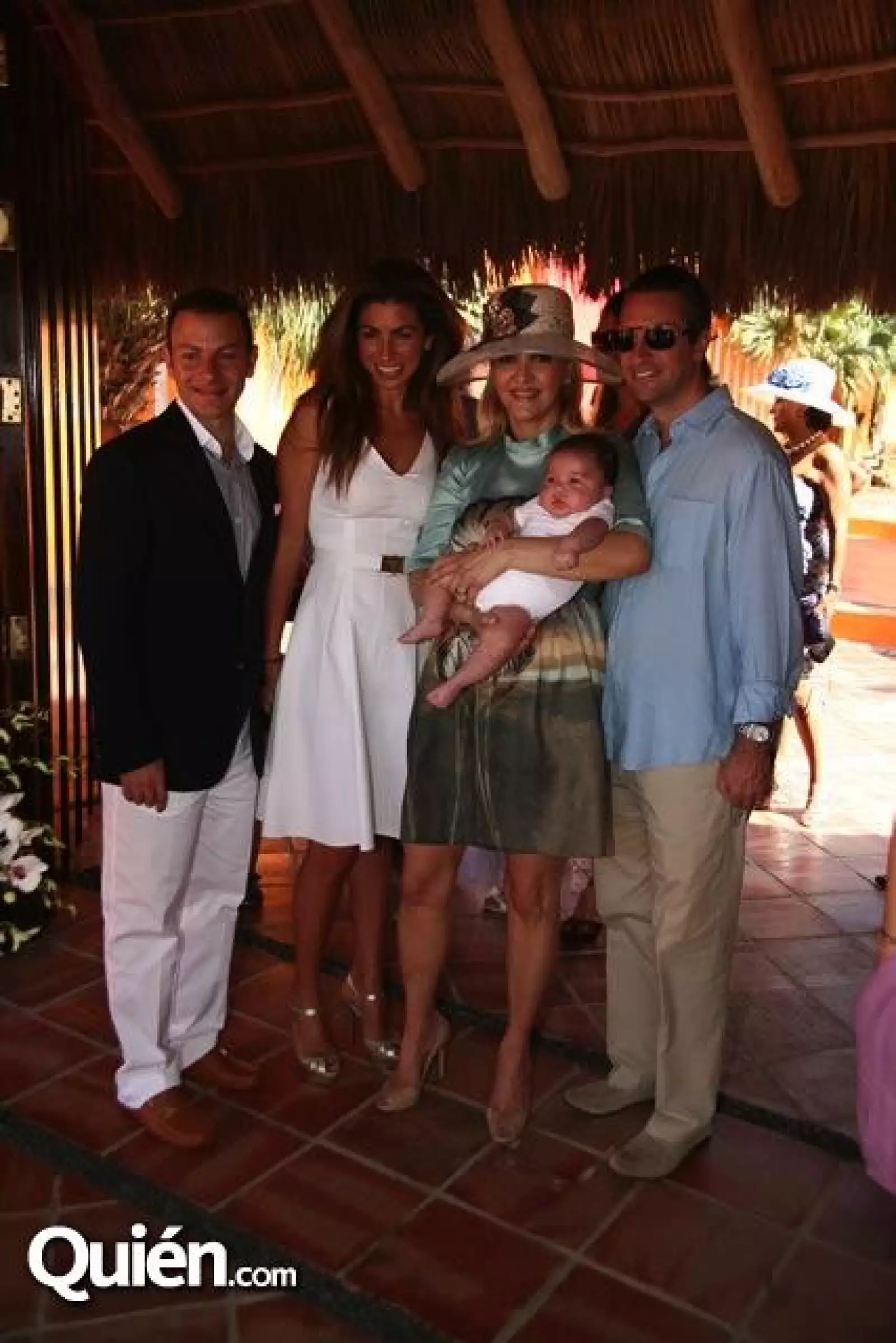 David y Aline Cohen,Angélica Fuentes,Valentina Vergara y Gabriel Saba