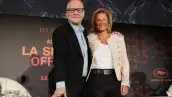 Thierry Fremaux e Iris Knobloch, director y presidenta del Festival de Cine de Cannes. 