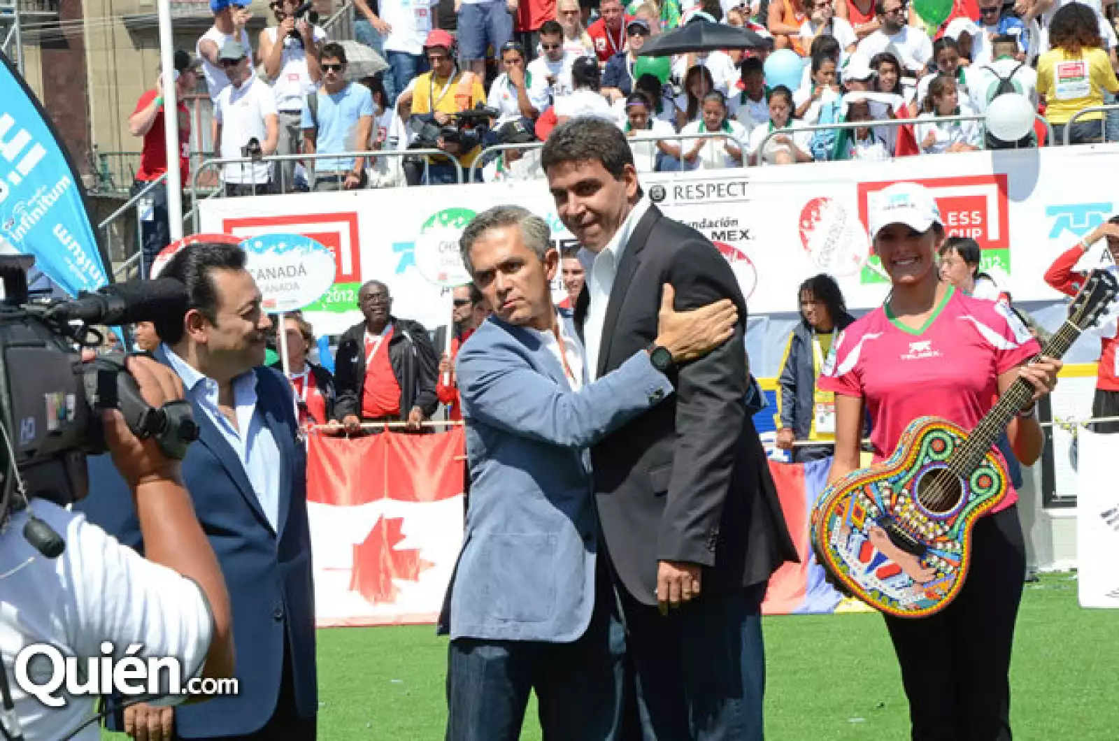 Miguel Ángel Mancera y Arturo Elías Ayub